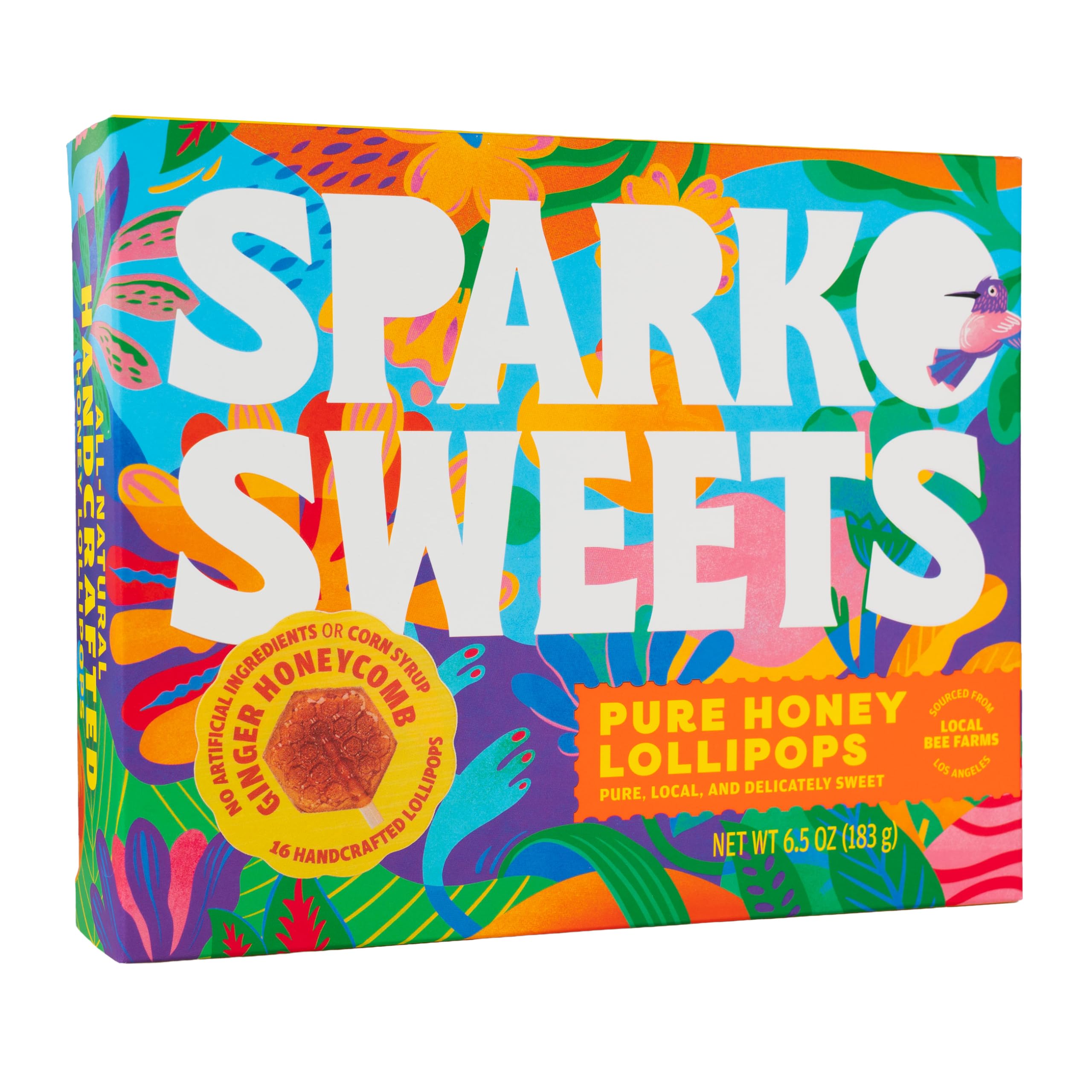 Amazon.com : Sparko Sweets Ginger Honeycomb Lollipops, Made in USA